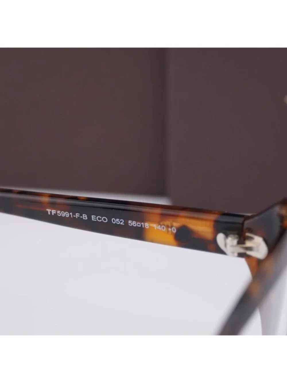Tom Ford FT5991-F-B 052 Cat Eye Eyeglasses 56mm - Havana